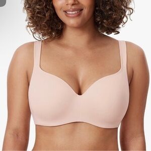 NWT - Delimira Balconette Bra - Size 34DD - Adobe Rose - Style D189A